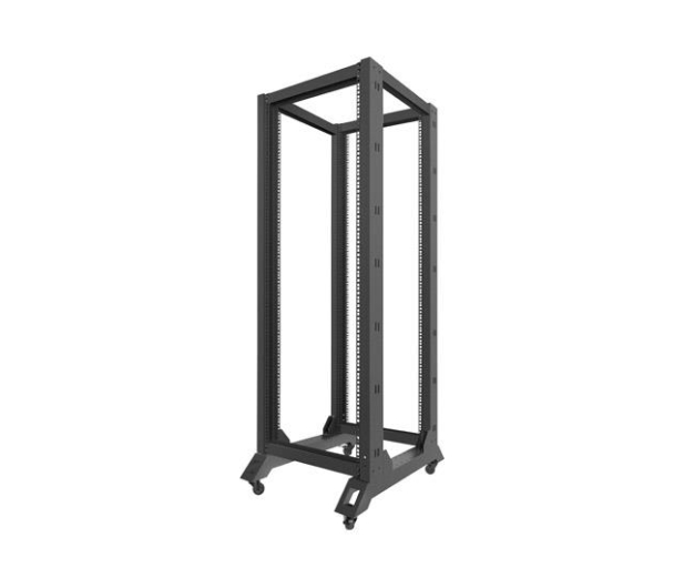 LANBERG Stojąca 19" 32U 600x800mm Open Rack (czarna) OR01-6832-B - 455671 - zdjęcie 4